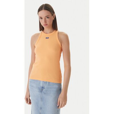 HUGO Top Easy 50508857 Pomarańczowy Slim Fit M Pomarańczowy Damskie HUGO Top Easy 50508857 Pomarańczowy Slim Fit M Pomarańczowy Damskie