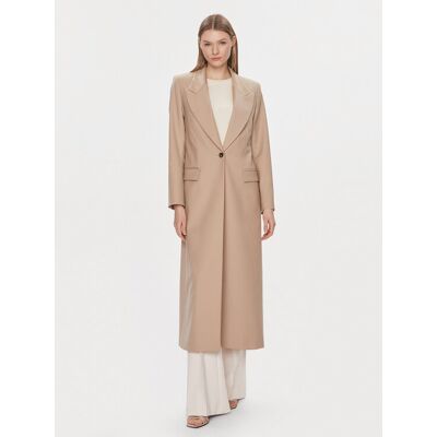 IVY OAK Płaszcz wełniany Jil Sue IO119088 Beżowy Regular Fit 38 Beżowy Damskie IVY OAK Płaszcz wełniany Jil Sue IO119088 Beżowy Regular Fit 38 Beżowy Damskie