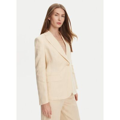 Weekend Max Mara Marynarka Nalut 2515041012 Écru Regular Fit 38 Kremowy Damskie Weekend Max Mara Marynarka Nalut 2515041012 Écru Regular Fit 38 Kremowy Damskie