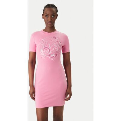Versace Jeans Couture Sukienka codzienna 80HAOE01 CJ02E Różowy Slim Fit S Różowy Damskie Versace Jeans Couture Sukienka codzienna 80HAOE01 CJ02E Różowy Slim Fit S Różowy Damskie