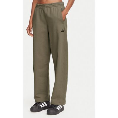 Adidas Spodnie dresowe Small Logo KV9838 Beżowy ciemny Barrel Fit S Beżowy ciemny Damskie Adidas Spodnie dresowe Small Logo KV9838 Beżowy ciemny Barrel Fit S Beżowy ciemny Damskie
