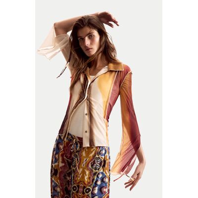Desigual Koszula Lacroix 26SWTK28 Kolorowy Regular Fit XL Kolorowy Damskie Desigual Koszula Lacroix 26SWTK28 Kolorowy Regular Fit XL Kolorowy Damskie