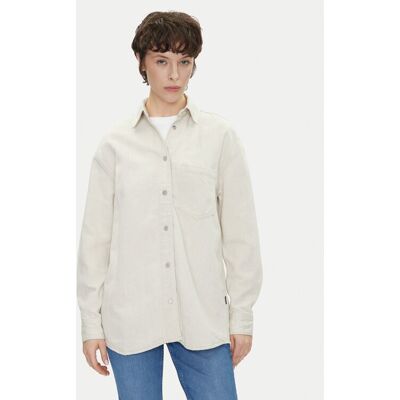 Pepe Jeans Koszula jeansowa PL304963 Écru Oversize M Kremowy Damskie Pepe Jeans Koszula jeansowa PL304963 Écru Oversize M Kremowy Damskie