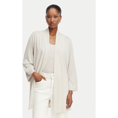 Marella Komplet top i kardigan Alca 2615931012 Szary Regular Fit M Szary Damskie Marella Komplet top i kardigan Alca 2615931012 Szary Regular Fit M Szary Damskie
