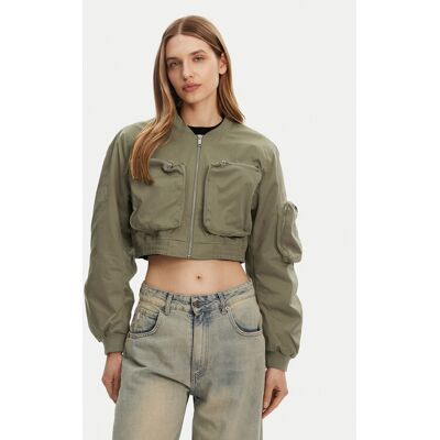 ONLY Kurtka bomber Saga 15336303 Zielony Regular Fit XL Zielony Damskie ONLY Kurtka bomber Saga 15336303 Zielony Regular Fit XL Zielony Damskie
