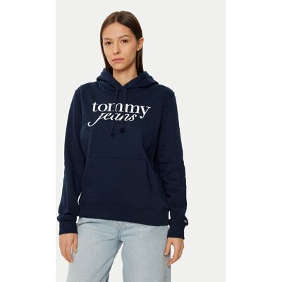 Tommy Jeans Bluza DW0DW20170 Granatowy Regular Fit XS Granatowy Damskie Tommy Jeans Bluza DW0DW20170 Granatowy Regular Fit XS Granatowy Damskie