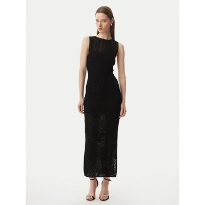 Guess Sukienka dzianinowa W6GKAX Z0981 Czarny Slim Fit S Czarny Damskie Guess Sukienka dzianinowa W6GKAX Z0981 Czarny Slim Fit S Czarny Damskie