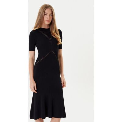 Marciano Guess Sukienka dzianinowa 5YGK53 5876Z Czarny Regular Fit 44 Czarny Damskie Marciano Guess Sukienka dzianinowa 5YGK53 5876Z Czarny Regular Fit 44 Czarny Damskie
