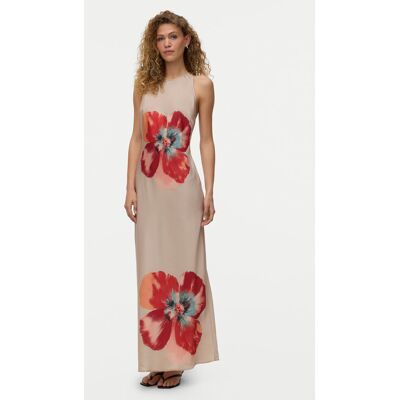 Vero Moda Sukienka letnia Reba 10345415 Beżowy jasny Regular Fit M Beżowy jasny Damskie Vero Moda Sukienka letnia Reba 10345415 Beżowy jasny Regular Fit M Beżowy jasny Damskie
