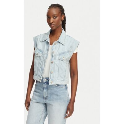 Boss Kamizelka C Vest 1.0 50561036 Niebieski jasny Boxy Fit L Niebieski jasny Damskie Boss Kamizelka C Vest 1.0 50561036 Niebieski jasny Boxy Fit L Niebieski jasny Damskie
