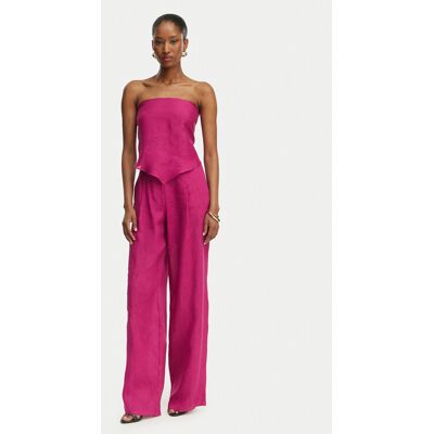Marella Spodnie materiałowe Solista 2613131114 Różowy Relaxed Fit 44 Różowy Damskie Marella Spodnie materiałowe Solista 2613131114 Różowy Relaxed Fit 44 Różowy Damskie