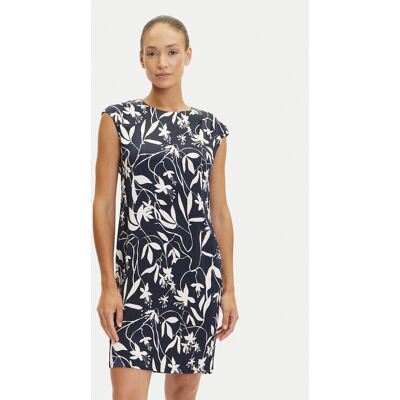 Tatuum Sukienka codzienna Zimona 1 T2508.207 Granatowy Relaxed Fit 38 Granatowy Damskie Tatuum Sukienka codzienna Zimona 1 T2508.207 Granatowy Relaxed Fit 38 Granatowy Damskie