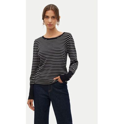 Vero Moda Sweter Dory 10309308 Czarny Regular Fit M Czarny Damskie Vero Moda Sweter Dory 10309308 Czarny Regular Fit M Czarny Damskie