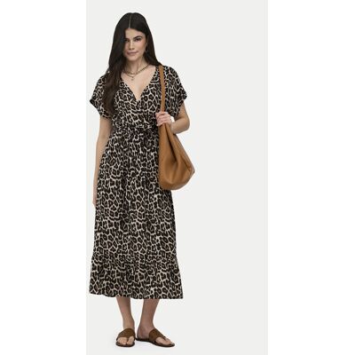 ONLY Sukienka codzienna Zilla Adele 15357778 Beżowy ciemny Regular Fit XS Beżowy ciemny Damskie ONLY Sukienka codzienna Zilla Adele 15357778 Beżowy ciemny Regular Fit XS Beżowy ciemny Damskie