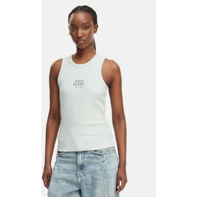 Calvin Klein Jeans Top LV047F239G Zielony jasny Slim Fit XS Zielony jasny Damskie Calvin Klein Jeans Top LV047F239G Zielony jasny Slim Fit XS Zielony jasny Damskie