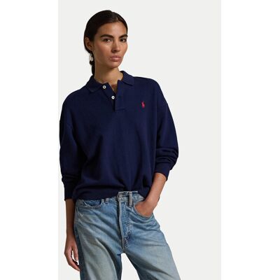Polo Ralph Lauren Bluza 211947966007 Granatowy Relaxed Fit XS Granatowy Damskie Polo Ralph Lauren Bluza 211947966007 Granatowy Relaxed Fit XS Granatowy Damskie