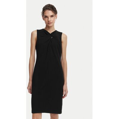 Calvin Klein Sukienka koktajlowa LV044G004G Czarny Slim Fit XXL Czarny Damskie Calvin Klein Sukienka koktajlowa LV044G004G Czarny Slim Fit XXL Czarny Damskie