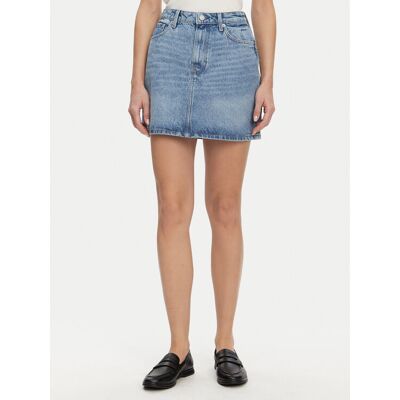 Tommy Hilfiger Spódnica jeansowa WW0WW44392 Niebieski Regular Fit 34 Niebieski Damskie Tommy Hilfiger Spódnica jeansowa WW0WW44392 Niebieski Regular Fit 34 Niebieski Damskie