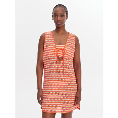 Seafolly Sukienka plażowa Calypso 55506-CU Pomarańczowy Regular Fit XL Pomarańczowy Damskie Seafolly Sukienka plażowa Calypso 55506-CU Pomarańczowy Regular Fit XL Pomarańczowy Damskie