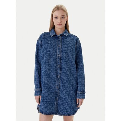 Tommy Jeans Sukienka jeansowa DW0DW22492 Niebieski Relaxed Fit M Niebieski Damskie Tommy Jeans Sukienka jeansowa DW0DW22492 Niebieski Relaxed Fit M Niebieski Damskie