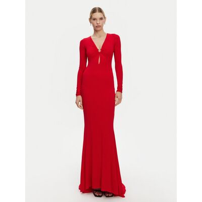 PINKO Sukienka wieczorowa 104935 A2GS Czerwony Slim Fit XS Czerwony Damskie PINKO Sukienka wieczorowa 104935 A2GS Czerwony Slim Fit XS Czerwony Damskie