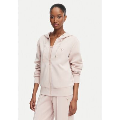 Guess Bluza V4YQ06 KCAY2 Różowy jasny Regular Fit XXS Różowy jasny Damskie Guess Bluza V4YQ06 KCAY2 Różowy jasny Regular Fit XXS Różowy jasny Damskie