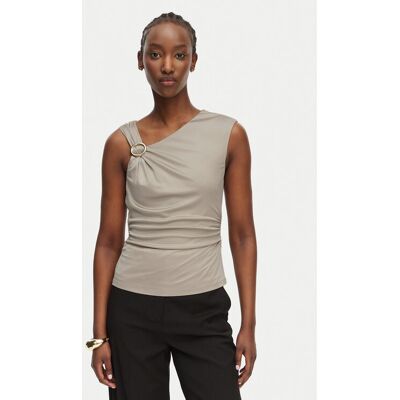 Marciano Guess Top G6GP02 K3068 Beżowy Slim Fit S Beżowy Damskie Marciano Guess Top G6GP02 K3068 Beżowy Slim Fit S Beżowy Damskie