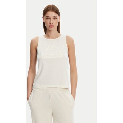 Kappa Top Logo Gria 382129W Écru Regular Fit XS Kremowy Damskie Kappa Top Logo Gria 382129W Écru Regular Fit XS Kremowy Damskie