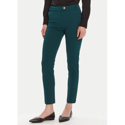 Rinascimento Chinosy CFC0126226003 Zielony Slim Fit S Zielony Damskie Rinascimento Chinosy CFC0126226003 Zielony Slim Fit S Zielony Damskie