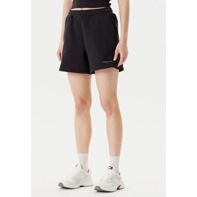 Tommy Jeans Szorty sportowe Linear DW0DW21152 Czarny Relaxed Fit M Czarny Damskie Tommy Jeans Szorty sportowe Linear DW0DW21152 Czarny Relaxed Fit M Czarny Damskie