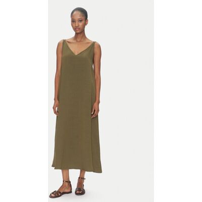 ViCOLO Sukienka letnia TD0758 Khaki Regular Fit S Khaki Damskie ViCOLO Sukienka letnia TD0758 Khaki Regular Fit S Khaki Damskie