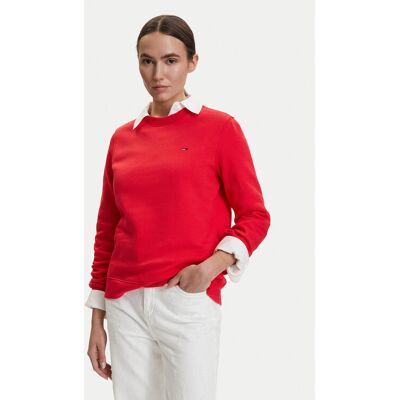 Tommy Jeans Bluza DW0DW19959 Czerwony Regular Fit XS Czerwony Damskie Tommy Jeans Bluza DW0DW19959 Czerwony Regular Fit XS Czerwony Damskie