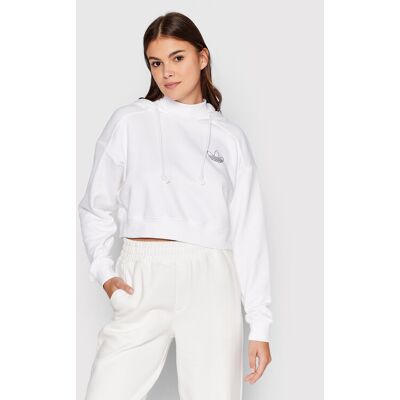 Adidas Bluza HK5170 Biały Loose Fit 40 Biały Damskie Adidas Bluza HK5170 Biały Loose Fit 40 Biały Damskie