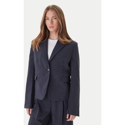 ViCOLO Marynarka TF0203 Granatowy Regular Fit S Granatowy Damskie ViCOLO Marynarka TF0203 Granatowy Regular Fit S Granatowy Damskie