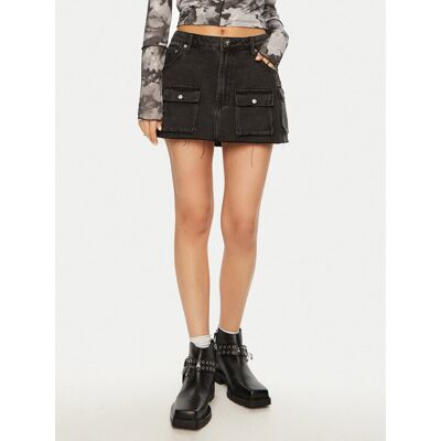 One Teaspoon Spódnica mini Sloane 26668 Czarny Regular Fit 26 Czarny Damskie One Teaspoon Spódnica mini Sloane 26668 Czarny Regular Fit 26 Czarny Damskie