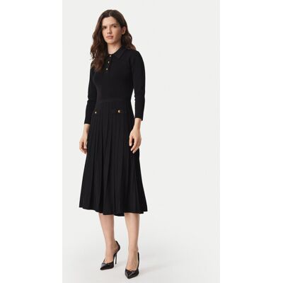MICHAEL Michael Kors Sukienka dzianinowa MT683J3BFD Czarny Slim Fit XXS Czarny Damskie MICHAEL Michael Kors Sukienka dzianinowa MT683J3BFD Czarny Slim Fit XXS Czarny Damskie