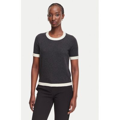 Luisa Spagnoli Sweter Casilda 100505 Szary ciemny Regular Fit XL Szary ciemny Damskie Luisa Spagnoli Sweter Casilda 100505 Szary ciemny Regular Fit XL Szary ciemny Damskie