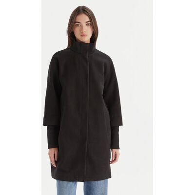 Vero Moda Płaszcz przejściowy Vince 10335816 Czarny Regular Fit M Czarny Damskie Vero Moda Płaszcz przejściowy Vince 10335816 Czarny Regular Fit M Czarny Damskie