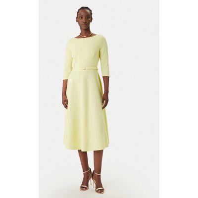 Rinascimento Sukienka koktajlowa CFC0127892003 Żółty Regular Fit XS Żółty Damskie Rinascimento Sukienka koktajlowa CFC0127892003 Żółty Regular Fit XS Żółty Damskie