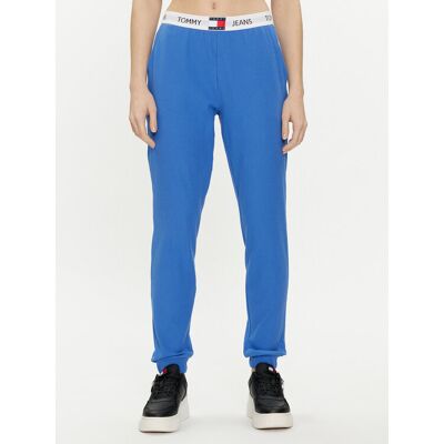 Tommy Jeans Spodnie dresowe UW0UW05154 Niebieski Regular Fit M Niebieski Damskie Tommy Jeans Spodnie dresowe UW0UW05154 Niebieski Regular Fit M Niebieski Damskie