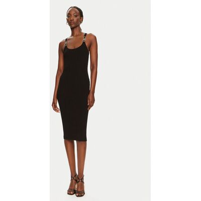MICHAEL Michael Kors Sukienka dzianinowa MT482IL33D Czarny Slim Fit M Czarny Damskie MICHAEL Michael Kors Sukienka dzianinowa MT482IL33D Czarny Slim Fit M Czarny Damskie