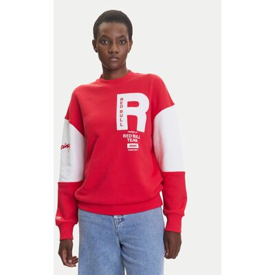 Pepe Jeans Bluza Red Bull Racing Panel Team RL580010 Czerwony Relaxed Fit L Czerwony Damskie Pepe Jeans Bluza Red Bull Racing Panel Team RL580010 Czerwony Relaxed Fit L Czerwony Damskie