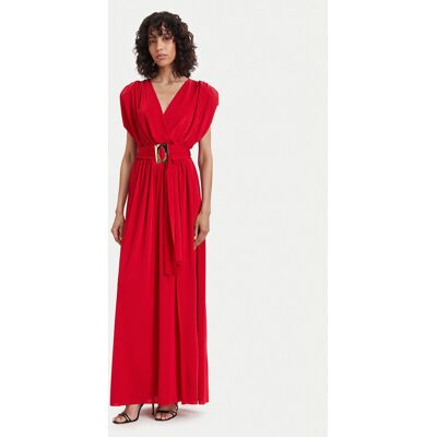 ACCESS FASHION Sukienka wieczorowa 63-3440-326 Czerwony Regular Fit M Czerwony Damskie ACCESS FASHION Sukienka wieczorowa 63-3440-326 Czerwony Regular Fit M Czerwony Damskie