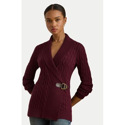 Polo Ralph Lauren LAUREN RALPH LAUREN Sweter 200808258027 Bordowy Relaxed Fit M Bordowy Damskie Polo Ralph Lauren LAUREN RALPH LAUREN Sweter 200808258027 Bordowy Relaxed Fit M Bordowy Damskie