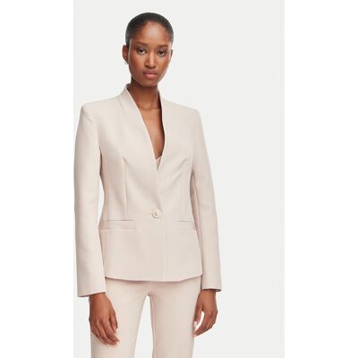 Rinascimento Marynarka CFC0130153003 Beżowy Slim Fit XS Beżowy Damskie Rinascimento Marynarka CFC0130153003 Beżowy Slim Fit XS Beżowy Damskie