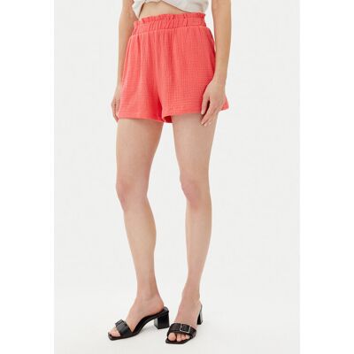 Vero Moda Szorty materiałowe Natali 10279687 Różowy Baggy Fit L Różowy Damskie Vero Moda Szorty materiałowe Natali 10279687 Różowy Baggy Fit L Różowy Damskie