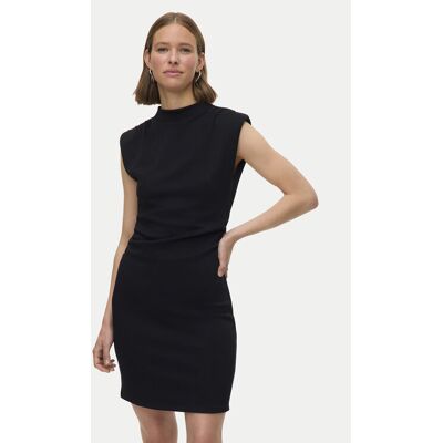 Vero Moda Sukienka codzienna Nelli 10335685 Czarny Slim Fit L Czarny Damskie Vero Moda Sukienka codzienna Nelli 10335685 Czarny Slim Fit L Czarny Damskie