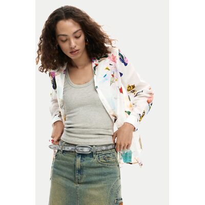 Desigual Koszula Mila 26SWCW21 Biały Regular Fit XL Biały Damskie Desigual Koszula Mila 26SWCW21 Biały Regular Fit XL Biały Damskie