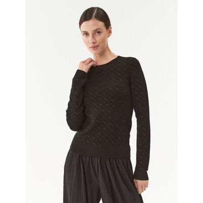 Boss Sweter Furkina 50493923 Czarny Regular Fit XS Czarny Damskie Boss Sweter Furkina 50493923 Czarny Regular Fit XS Czarny Damskie