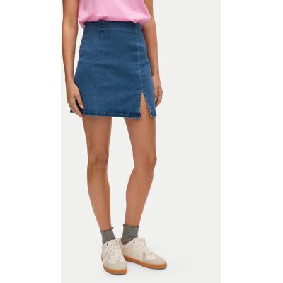 Vero Moda Spódnica jeansowa Nelly 10311322 Niebieski Regular Fit XL Niebieski Damskie Vero Moda Spódnica jeansowa Nelly 10311322 Niebieski Regular Fit XL Niebieski Damskie